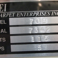 MEI 709 Marpet Enterprises Manual Eutectic Die Attacher 115V 5A For Parts/Repair