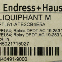 Endress Hauser Liquiphant M Level Switch FTL51ATE2CB4E5A 24" 9434919000