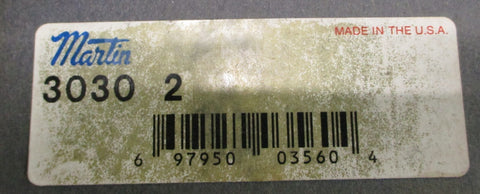 Martin TaperLock Bushing 3030 2 Sintered Steel 2" Bore, 41/4" OD 3030 X 2
