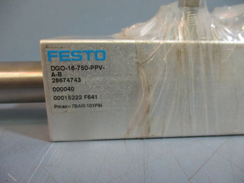 Festo DGO16750PPVAB Linear Drive PMAX=7Bar/101PSI NEW