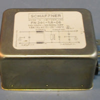 Schaffner FN346-1,6-06 Filtered Power Entry Module 3POS 110/250 VAC NWOB