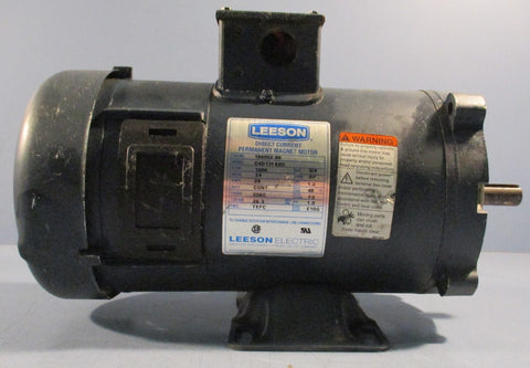 Leeson 3/4 HP DC Motor 108052.00 C4D17FK8D 1800 RPM 5/8" Shaft Dia .75 HP