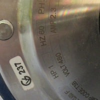 Van Der Graaf TM160B30410 Motor Drum Conveyor Pulley SS 19" Wide 7" OD