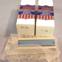 Lot of (2) AG Automation Gages EasySlider Linear Bearing, Ball Slide D15