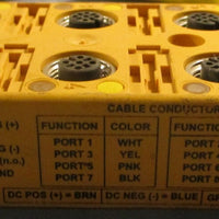 Turck VB 80P7X915 8Port Connector Module w/ Cable U7012 15m Long