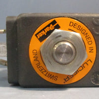 Parker 221J3301E Solenoid Valve 7 Bar 24V 3/8" Bore Brass Body
