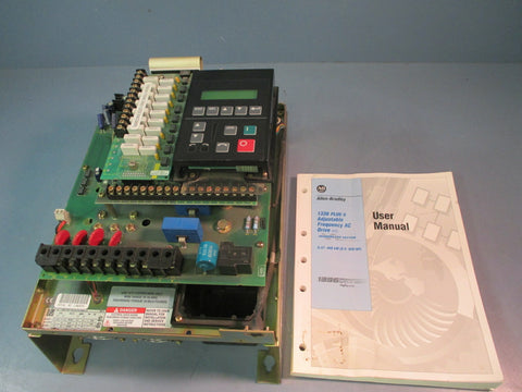 ALLEN BRADLEY PLUS II ADJUSTABLE FREQUENCY AC DRIVE 1336FBRF150ANENHAS2L6