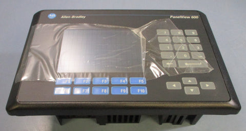 Allen Bradley 2711-B6C8X Ser. B Panelview 600 Keypad Touch Display 100-240VAC
