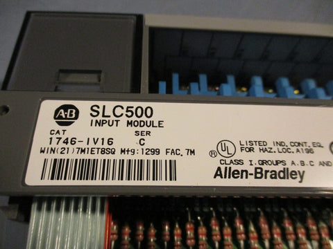 Allen Bradley SLC 500 Input Module Series C 1746IV16
