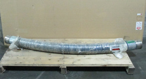 Goodyear Exstatic Plicord 150PSI FDA Dry Food Hose w/ Campbell L12 Fittings