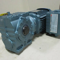 Sew Eurodrive SA47 DRE80M4 MM11 Gear Motor 8.6-43 RPM Out, 1 HP, 1185 Lb-In