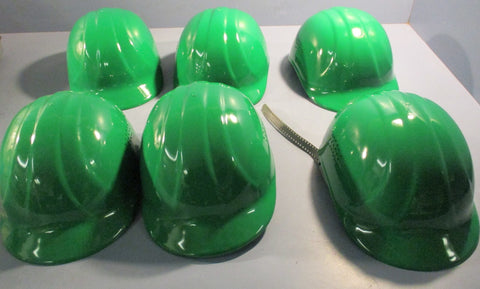 ERB 19958 Omega II Hard Hat  6Point Ratchet Suspension  Green (Lot of 6)