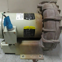 Gast Regenair R4P315A Regenerative Blower 127 CFM w/ Baldor 3 Ph, 1.5 HP Parts
