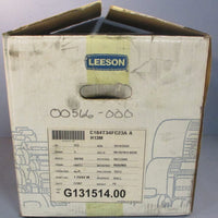 Leeson G131514.00 Electric Motor C184T34FC23AA 5/3HP 3.7/2.224KW 123/64" Shaft