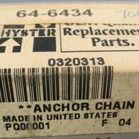 Hyster OEM 0320313 Anchor Chain For Forklift 5-7/8" Length 1-1/4" Width