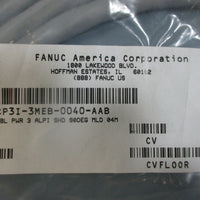 Fanuc CP3I-3MEB-0040-AAB CBL PWR 3 ALPI SHD 90DEG MLD 04M NEW