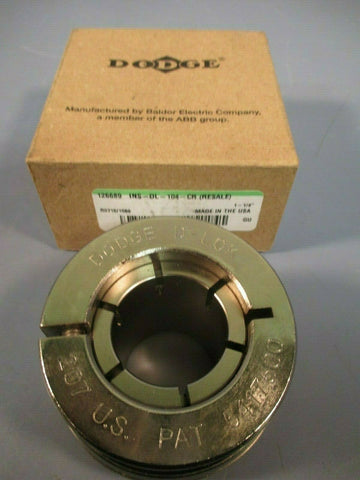DODGE 126689 DLok Bearing 1.25" Bore Dia. INSDL104CR (RESALE)