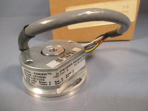 Encoder Products Co. ACCUCODER Serial #1772930 Part#1180258