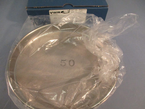 VWR 57334574 #50 U.S. Standard Testing Sieve 8" Dia 0.200mm Wire Dia Stainless