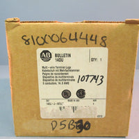Allen Bradley Multi Wire Terminal Lugs 140UJMTL6A Ser. A