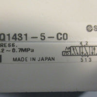 SMC VQ14315C0 Solenoid Valve 0.2  0.7MPa 24VDC 3 Position