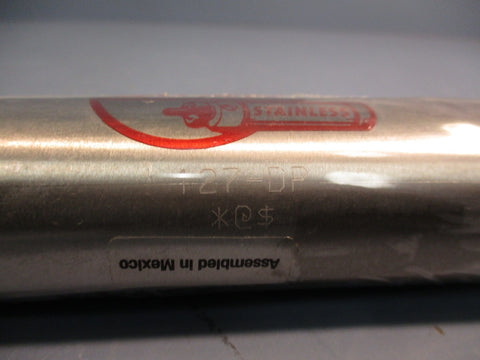 BIMBA 127DP SS DOUBLEACTING PNEUMATIC CYLINDER 7 IN STROKE 11/4 IN BORE