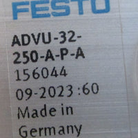 Festo 156044 Dbl Acting Pneumatic Air Cylinder ADVU32250APA 97/8" Stroke
