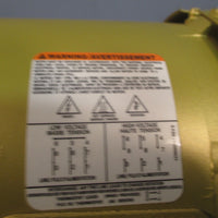 BALDOR SUPER-E I.E.C. MOTOR KW .75 208-230/460V RPM: 1760 3 PHASE 60 HZ MM3546