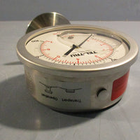 TelTru M011980 0007 Commercial Pressure Gauge 0100 PSI 07 bar