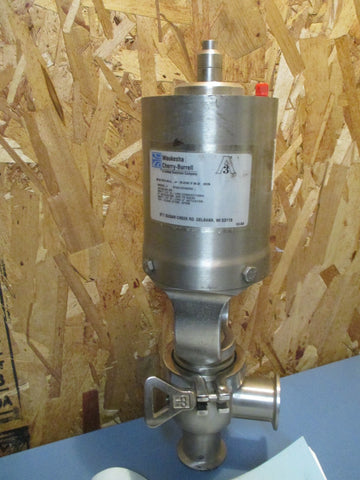 Waukesha CherryBurrell ShutOff Valve 1.5" Sanitary WVALVE00032
