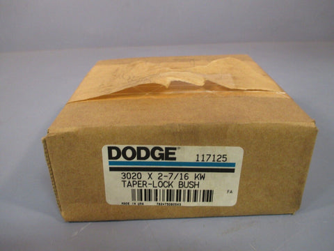 Dodge Taper Lock Bushing 3020 2 7/16" Bore 117125