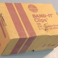 BANDIT AE4569 Stainless Steel Clips 3/4" 316 Stainless Steel Box of 100