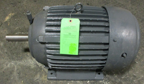 US Motors 3 Phase Motor Unknown Specs Nameplate Missing 1 -5/8" Shaft Dia