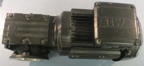 SewEurodrive WAF30 DRE80M2/LN Gearmotor 2890 r/min 0.75kW 220V 21/2" Bore
