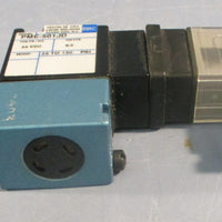 Mac PME-501JD Solenoid Valve 24VDC 6W 25-150PSI w/ Peters GIB3R Connector