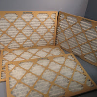 Lot of (4) AIR HANDLER Pleated Air Filter 16x25x1 MERV 7 5W510