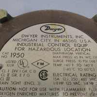 Dwyer Pressure Differential Switch 1950102F