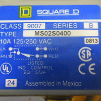 Square D 9007MS02S0400 Compact Enclosed Limit Switch MS02S0400 Ser B 10A