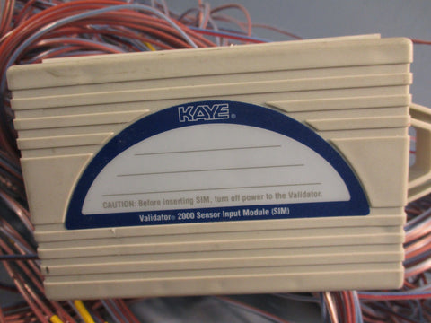 Kaye Validator X2025 Sensor Input Module SIM 12-Channel Input w/Cable