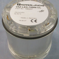Pepperl + Fuchs VAZ-LED-70MM-CL Stack Light Module 196237 24V AC/DC