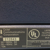 OcTel Telephone System Cabinet w/ Power Supply and Cards