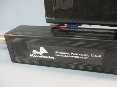 ACCUWEB, INC MNE-3 7500-01 ELECTROMECHANICAL LINEAR ACTUATOR w/MTR 3108 MOTOR