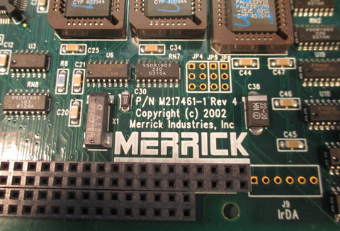 Merrick Industries M2174611 Rev A Fire Alarm Circuit Board Used