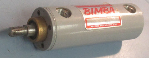 Bimba DWC1722 DoubleWall Pneumatic Cylinder 200 PSI Max 2" Stroke