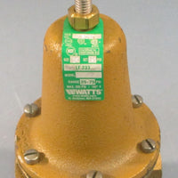 Watts 3/4: LF 223 Water Pressure Reducing Valve 2575 PSI Range 300PSI Max