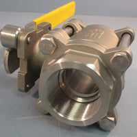 Flow-Tek 140150-11000SSRR-NN 3-Piece Ball Valve 1-1/2" NPTF 1000W0G