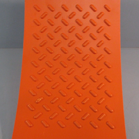 Wheel Chock 4W941, Wedge, Molded Urethane 8" WD x 8" HT x 11" D