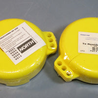 Lot of 2 North V-Safe VS04Y Yellow Valve Lock Lockout 2.5-5" NIB