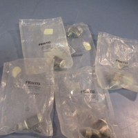 Lot of (5) FESTO GRLA1/4PK6B One Way Flow Control Valve 151174