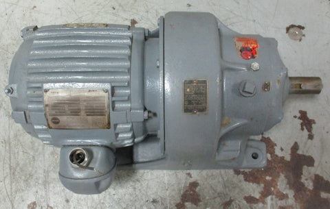 US Motors JVNGD Syncrogear 1 HP, 84 Final RPM Out, 3 Ph 220440V, 18210 Frame